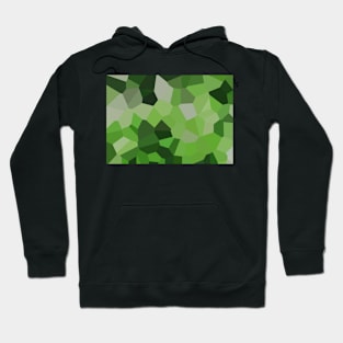 Large Green Crystals Hoodie